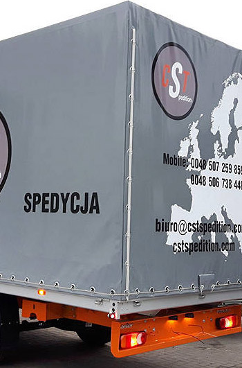 Oklejanie plandek samochodów ciężarowych