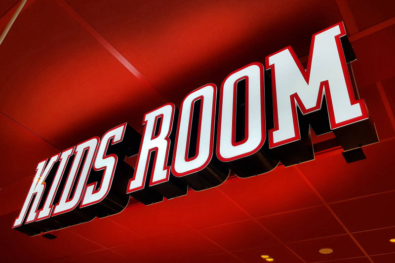 Litery 3d podświetlane