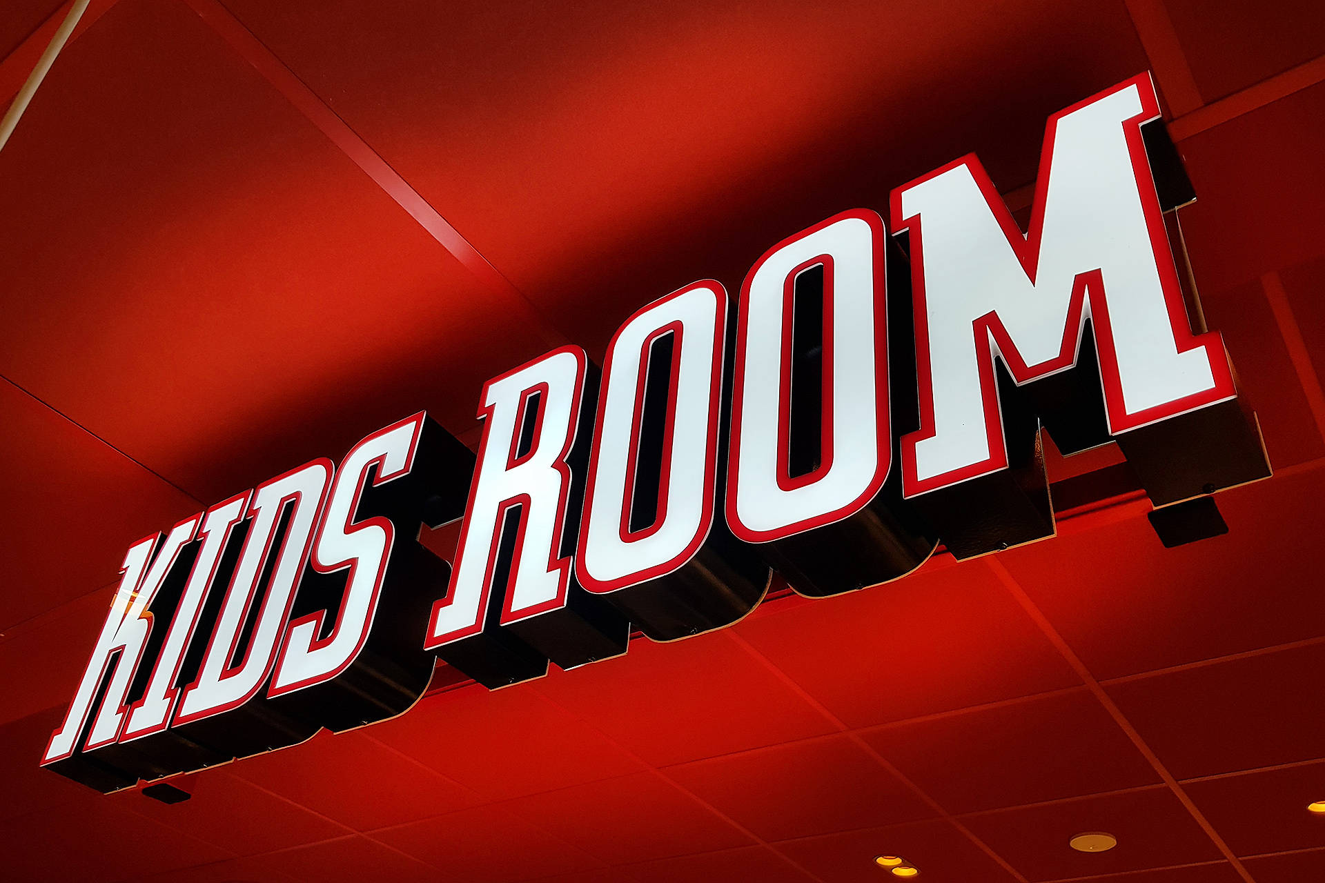 Litery 3d podświetlane